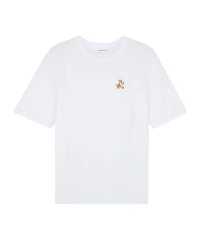 Maison Kitsuné Speedy Fox Cotton T-shirt In White