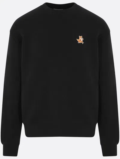 Maison Kitsuné Maison Kitsune "speedy Fox Comfort Fit Sweat In Black