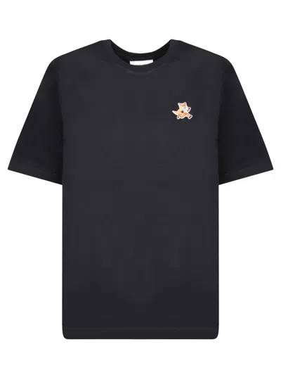 Maison Kitsuné Cotton T-shirt In Black
