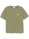 Maison Kitsuné Maison Kitsune Chillax Fox Patch T Shirt Green