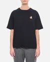 Maison Kitsuné Cotton T Shirts In Black