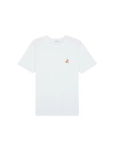Maison Kitsuné Speedy Fox Patch Comfort Tee-shirt In White