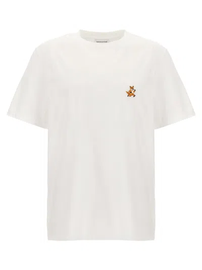 Maison Kitsuné Speedy Fox Patch T-shirt White In Neutral