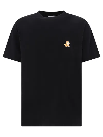 Maison Kitsuné "speedy Fox" T-shirt In Black