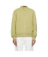 Maison Kitsuné Green Fox Head Patch Fullzip Regular Sweatshirt In Nude
