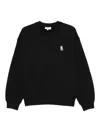 Maison Kitsuné Lady Fox Regular Sweatshirt In Black