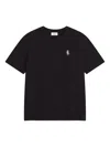 Maison Kitsuné Maison Kitsune Fox Head T Shirt In Black
