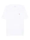 Maison Kitsuné Fox Embroidered T-shirt In White