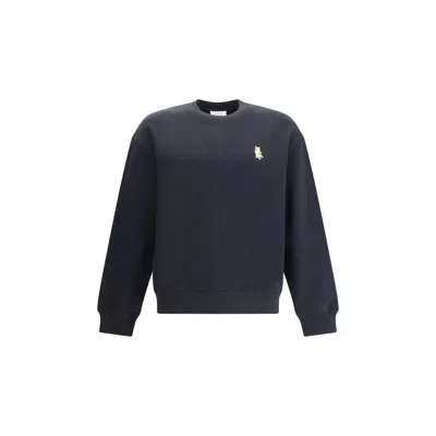 Maison Kitsuné Standing Fox Sweatshirt In Black