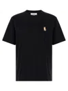 Maison Kitsuné Maison Kitsune Fox Head T Shirt In Black
