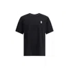 Maison Kitsuné Maison Kitsune Fox Head T Shirt In Black