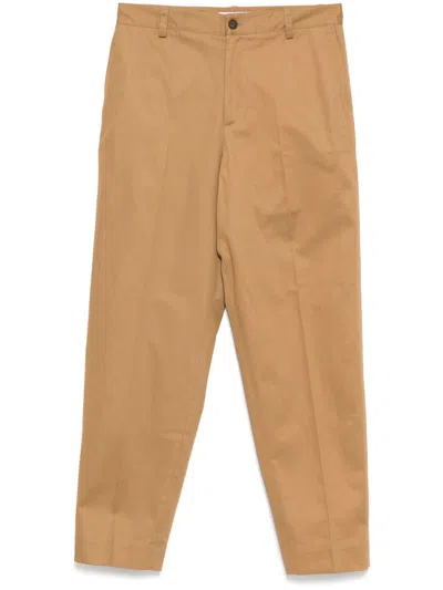 Maison Kitsuné Straight Chino In Neutrals