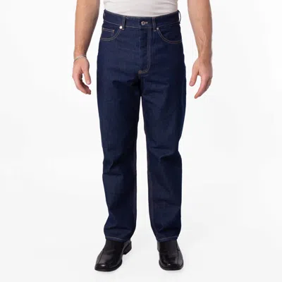 Maison Kitsuné Maison Kitsune Straight Cut Denim Jeans In Blue
