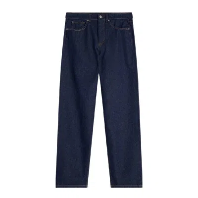 Maison Kitsuné Maison Kitsune Straight Cut Denim Jeans In Blue