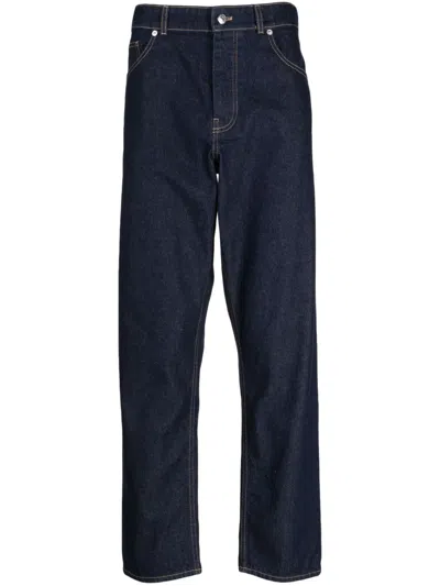 Maison Kitsuné Blue Straight Denim Jeans
