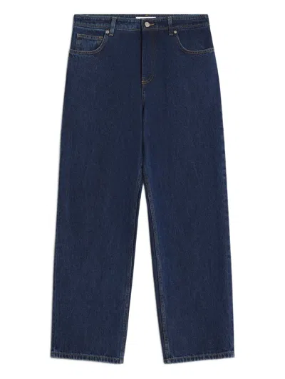 Maison Kitsuné Straight-leg Jeans In Blue