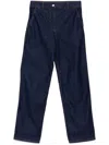 Maison Kitsuné Straight-leg Jeans In Blue