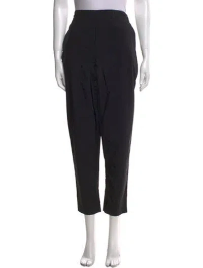 Pre-owned Maison Kitsuné Straight Leg Pants W/ Tags In Black