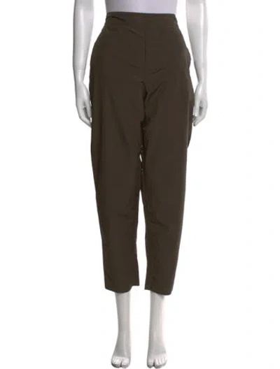 Pre-owned Maison Kitsuné Straight Leg Pants W/ Tags In Green