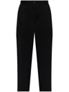 Maison Kitsuné Straight-leg Trousers In Schwarz