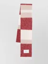 Maison Kitsuné Multicolour Scarf With Harmonious Pattern And Soft Finish In Multi