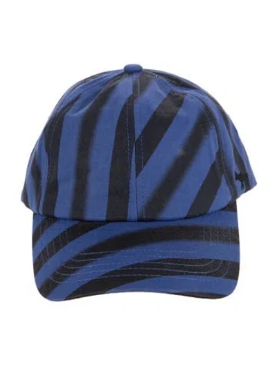 Pre-owned Maison Kitsuné Striped Baseball Hat In Multi