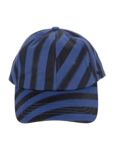 Pre-owned Maison Kitsuné Striped Baseball Hat In Multi