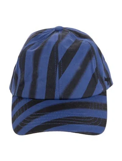 Pre-owned Maison Kitsuné Striped Baseball Hat In Multi