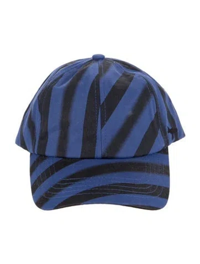 Pre-owned Maison Kitsuné Striped Baseball Hat In Multi