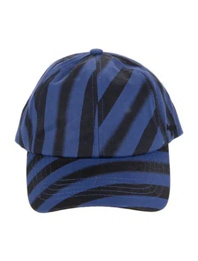 Pre-owned Maison Kitsuné Striped Baseball Hat In Multi