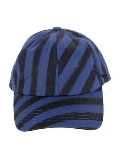 Pre-owned Maison Kitsuné Striped Baseball Hat W/tags In Multi