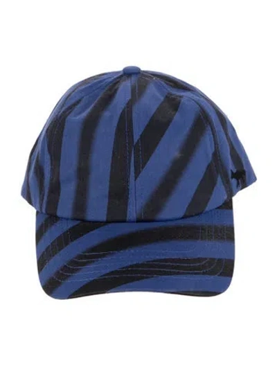Pre-owned Maison Kitsuné Striped Baseball Hat W/tags In Multi
