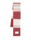Maison Kitsuné Pm06203wa0022-0390 Feather Beige Mahogany Red In Multi