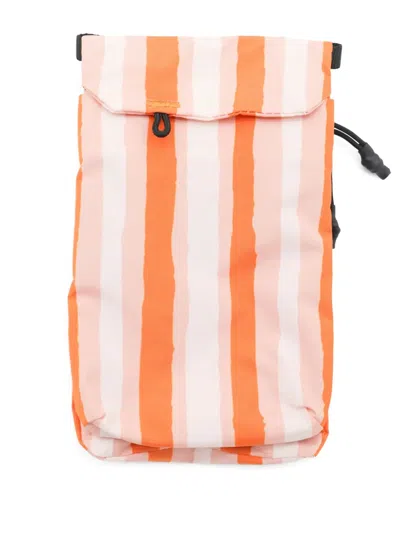 Maison Kitsuné Striped Phone Case In Orange