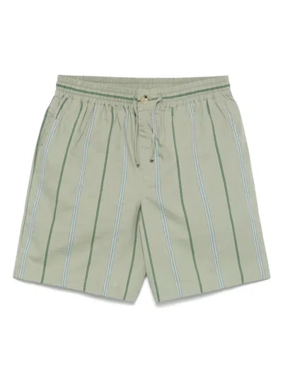 MAISON KITSUNÉ STRIPED SHORTS