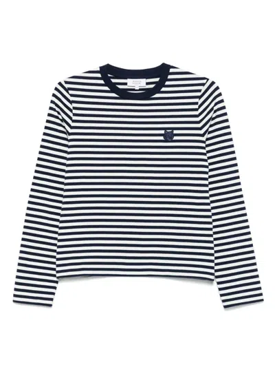 MAISON KITSUNÉ STRIPED T-SHIRT