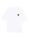 Maison Kitsuné Stunt Fox Oversized Fit T-shirt Clothing In White