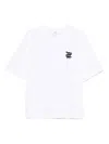 Maison Kitsuné Stunt Fox Oversized Fit T-shirt Clothing In Gray