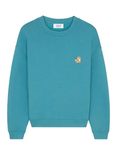MAISON KITSUNÉ SUDADERA - AZUL