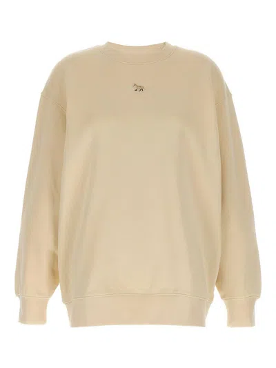 Maison Kitsuné Sweatshirt In Beige