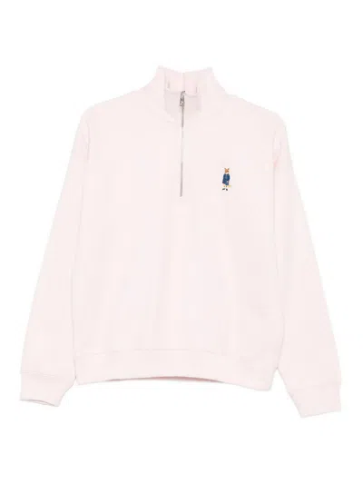 Maison Kitsuné Dressed Fox Cotton Sweatshirt In Neutral