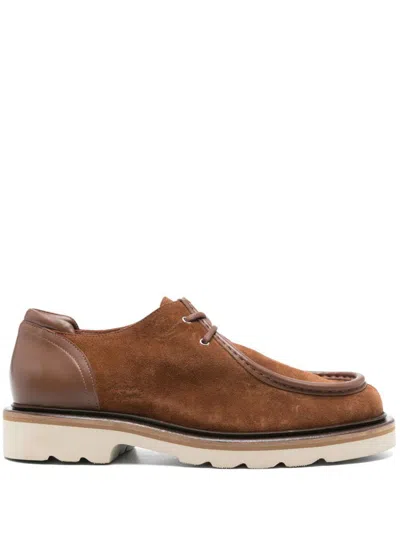 MAISON KITSUNÉ MAISON KITSUNÉ SUEDE LEATHER DERBIES SHOES