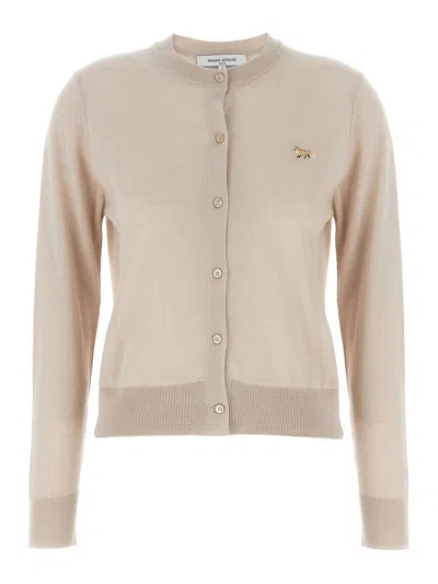 MAISON KITSUNÉ SUÉTER CUELLO REDONDO - BEIS