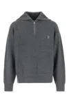 Shop Maison Kitsuné Knitwear In Grey