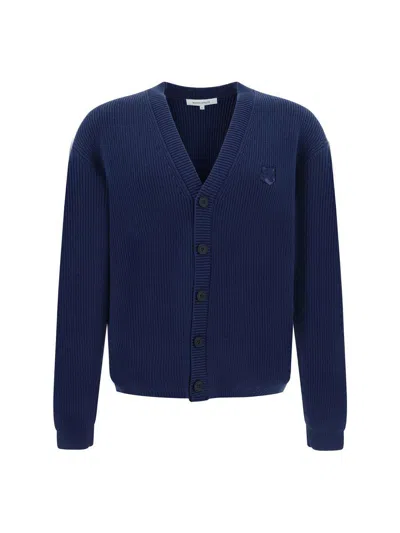 Maison Kitsuné Knitwear In Ink Blue