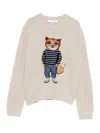 Maison Kitsuné Sweater Maison Kitsun In Neutral