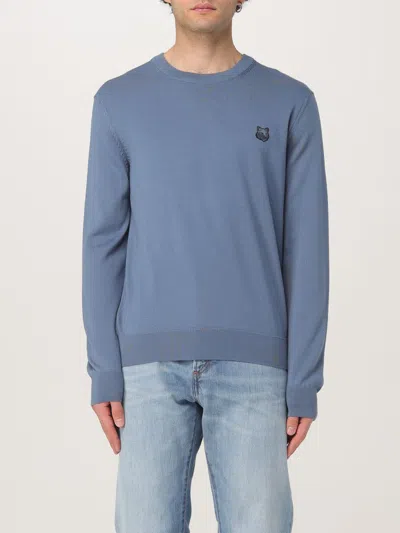 MAISON KITSUNÉ SWEATER MAISON KITSUNÉ MEN COLOR BLUE,G55411009