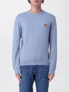 Maison Kitsuné Fox Head-patch Sweatshirt In Blue