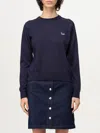 Maison Kitsuné Baby Fox Wool Jumper In Blau