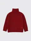 Maison Kitsuné Turtleneck Sweater In Burgundy